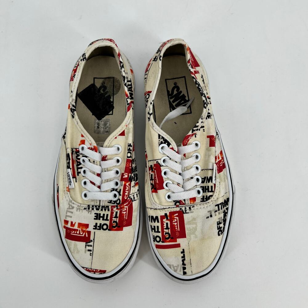 Vans Authentic Packing Tape Sneakers Womens 9 Low Top Lace Up Off The Wall EU 40
